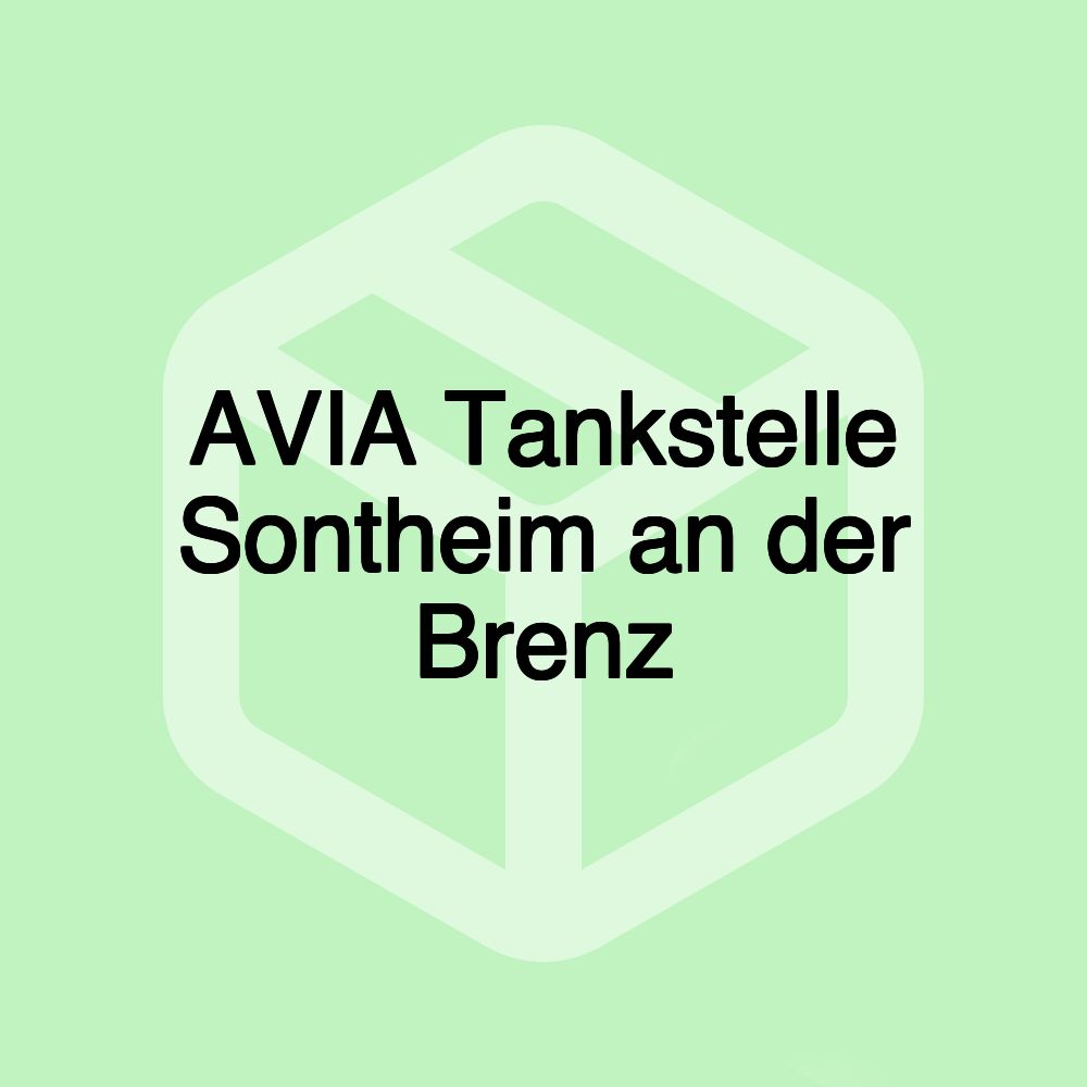 AVIA Tankstelle Sontheim an der Brenz