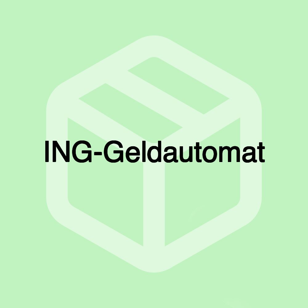 ING-Geldautomat