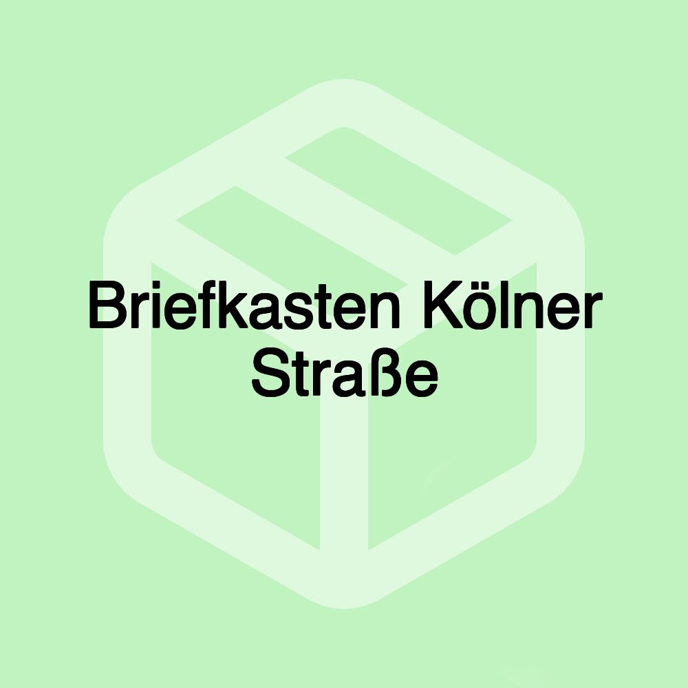 Briefkasten Kölner Straße