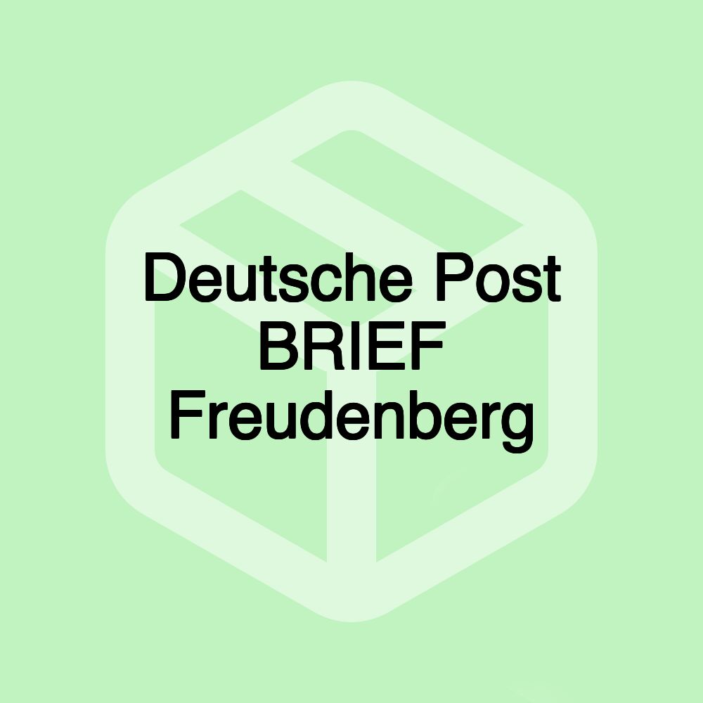 Deutsche Post BRIEF Freudenberg