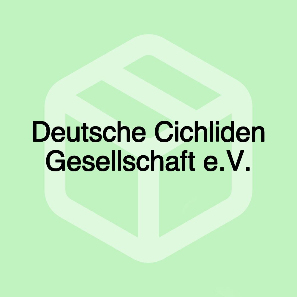 Deutsche Cichliden Gesellschaft e.V.