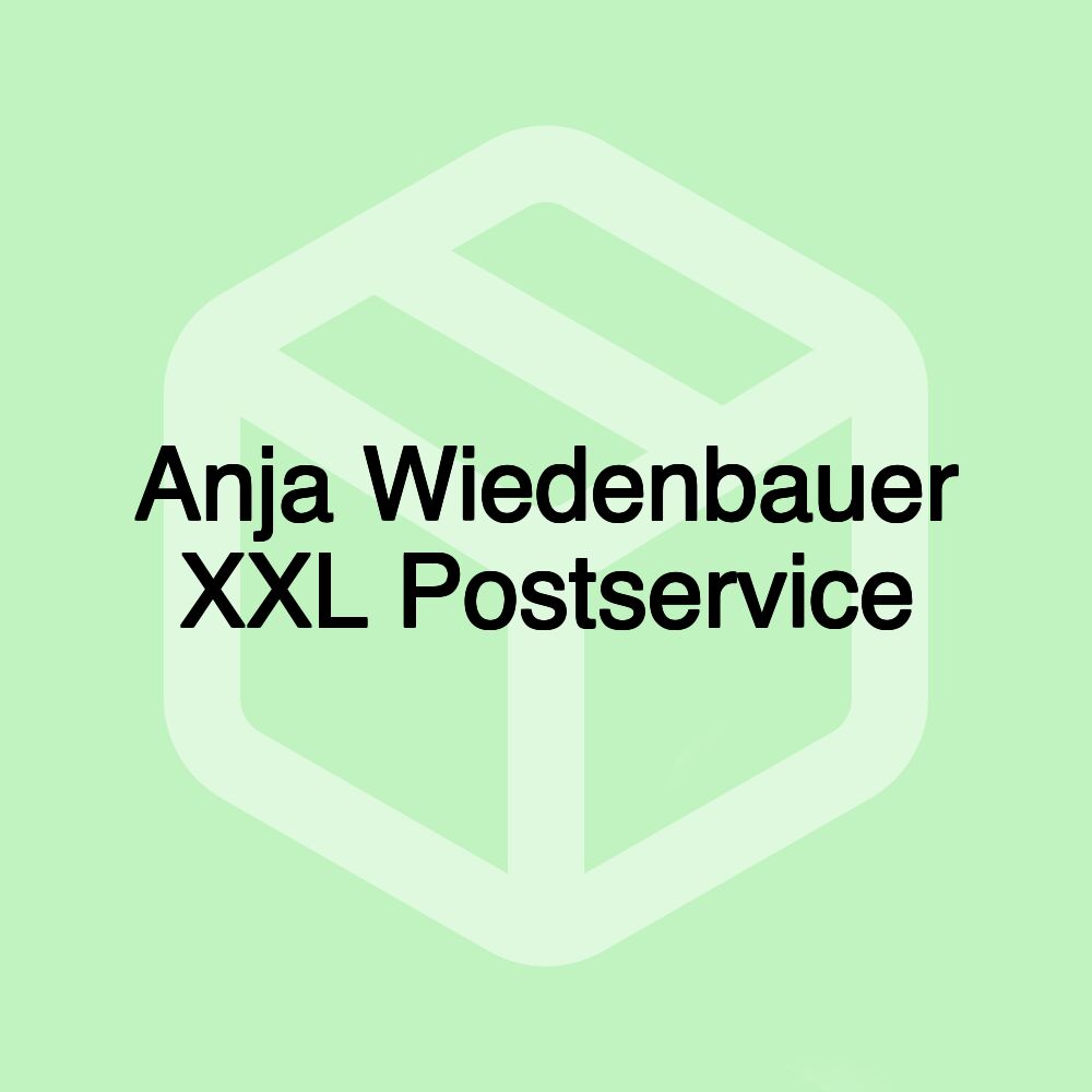 Anja Wiedenbauer XXL Postservice