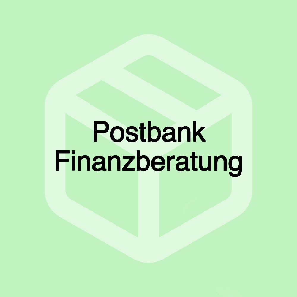 Postbank Finanzberatung