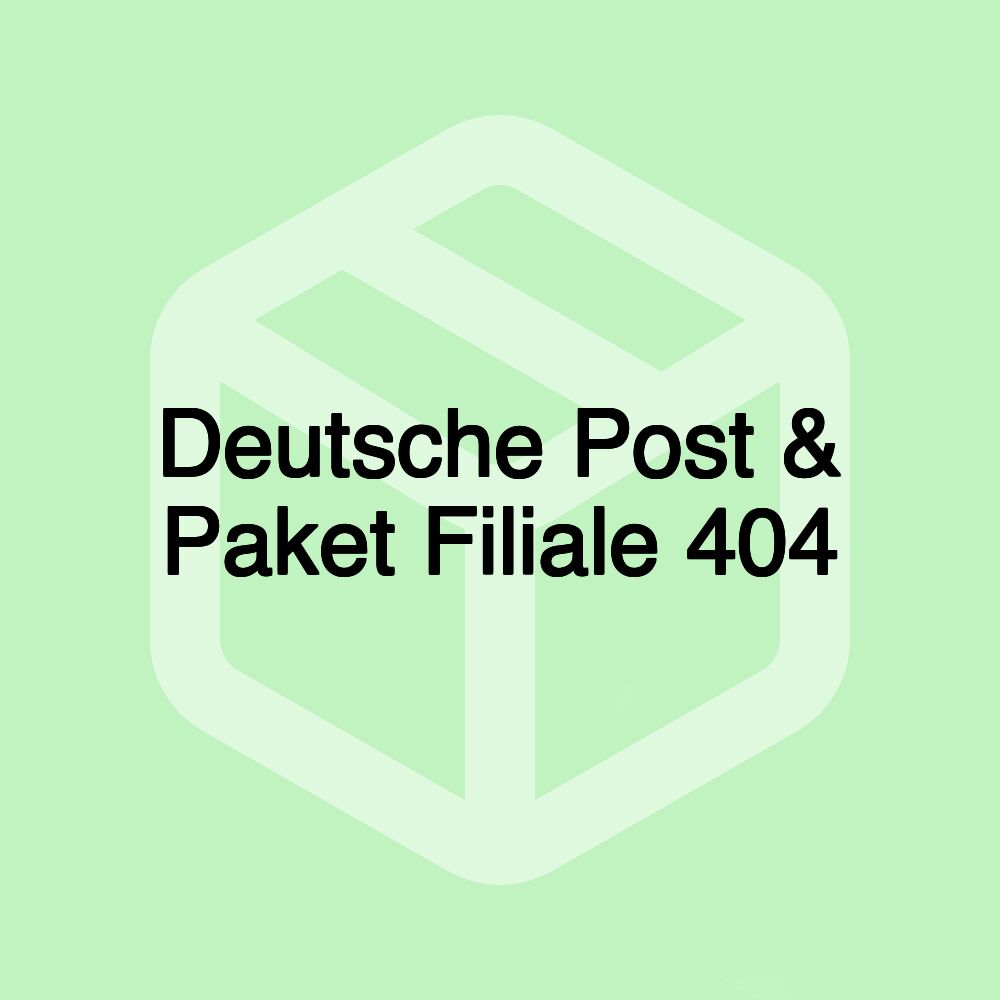 Deutsche Post & Paket Filiale 404