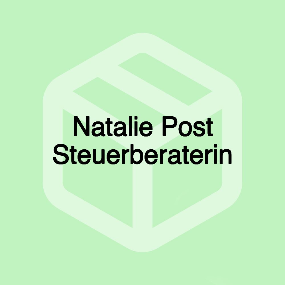 Natalie Post Steuerberaterin