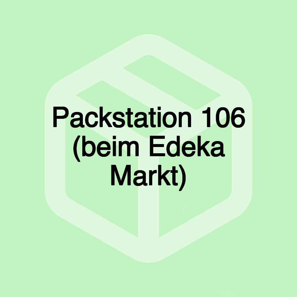 Packstation 106 (beim Edeka Markt)