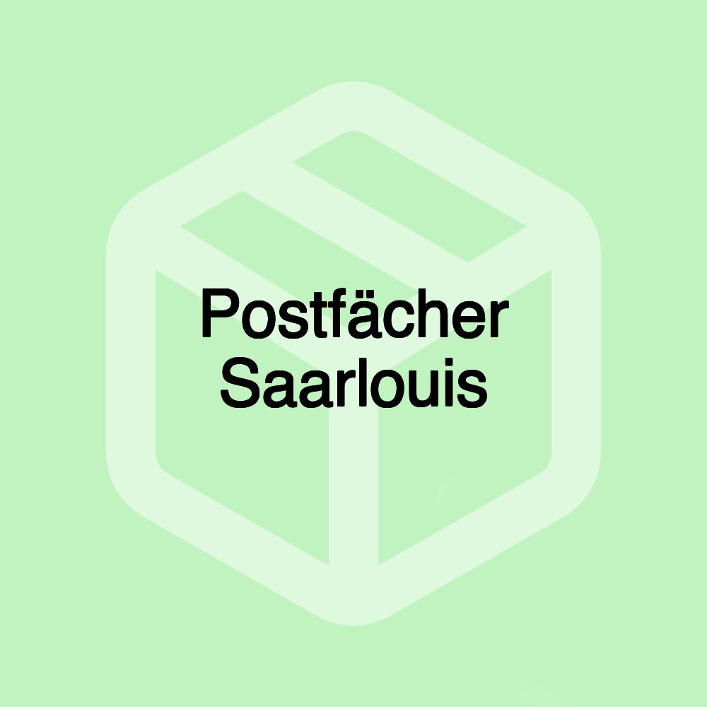 Postfächer Saarlouis