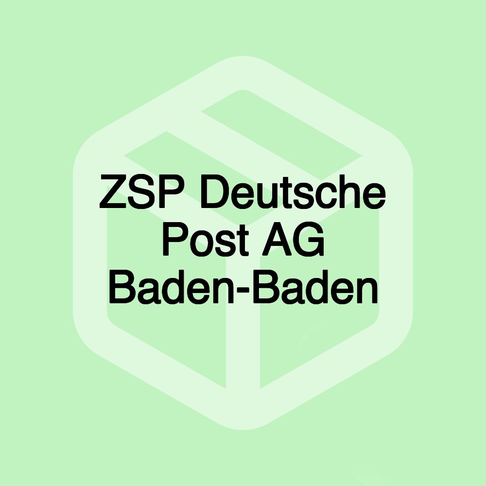 ZSP Deutsche Post AG Baden-Baden