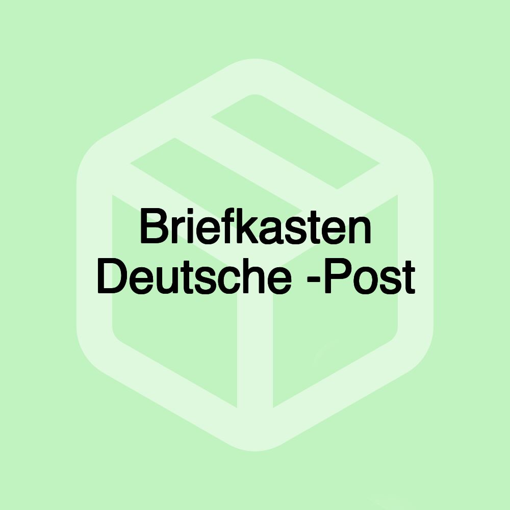 Briefkasten Deutsche -Post