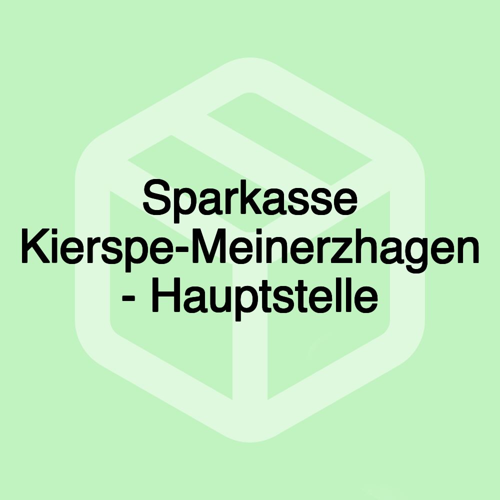 Sparkasse Kierspe-Meinerzhagen - Hauptstelle