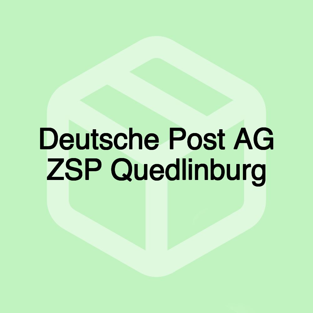 Deutsche Post AG ZSP Quedlinburg