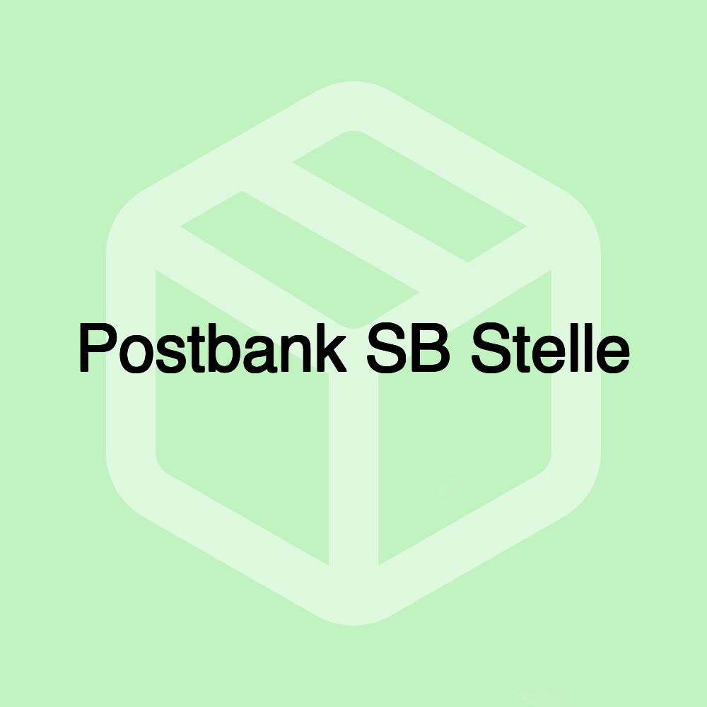 Postbank SB Stelle