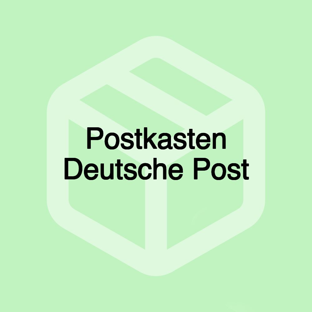 Postkasten Deutsche Post