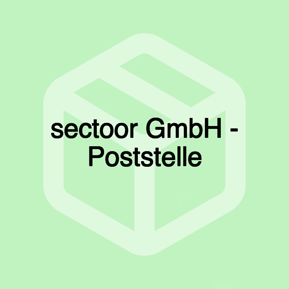 sectoor GmbH - Poststelle