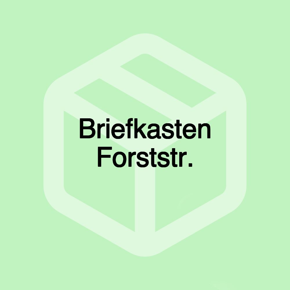 Briefkasten Forststr.