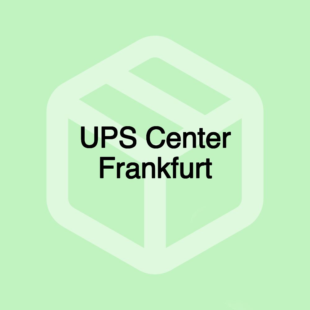 UPS Center Frankfurt