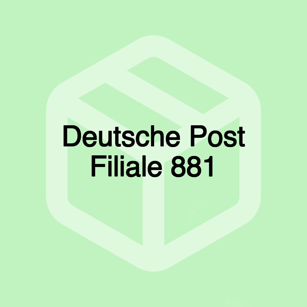 Deutsche Post Filiale 881