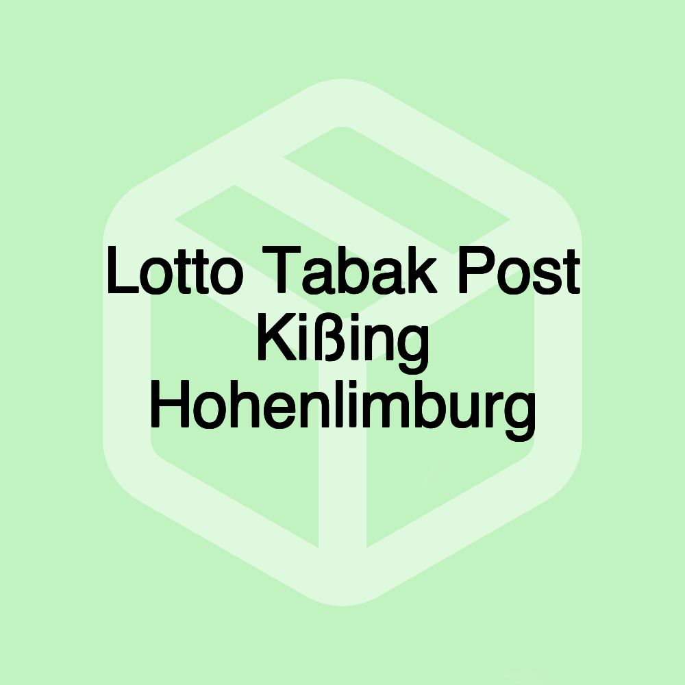 Lotto Tabak Post Kißing Hohenlimburg