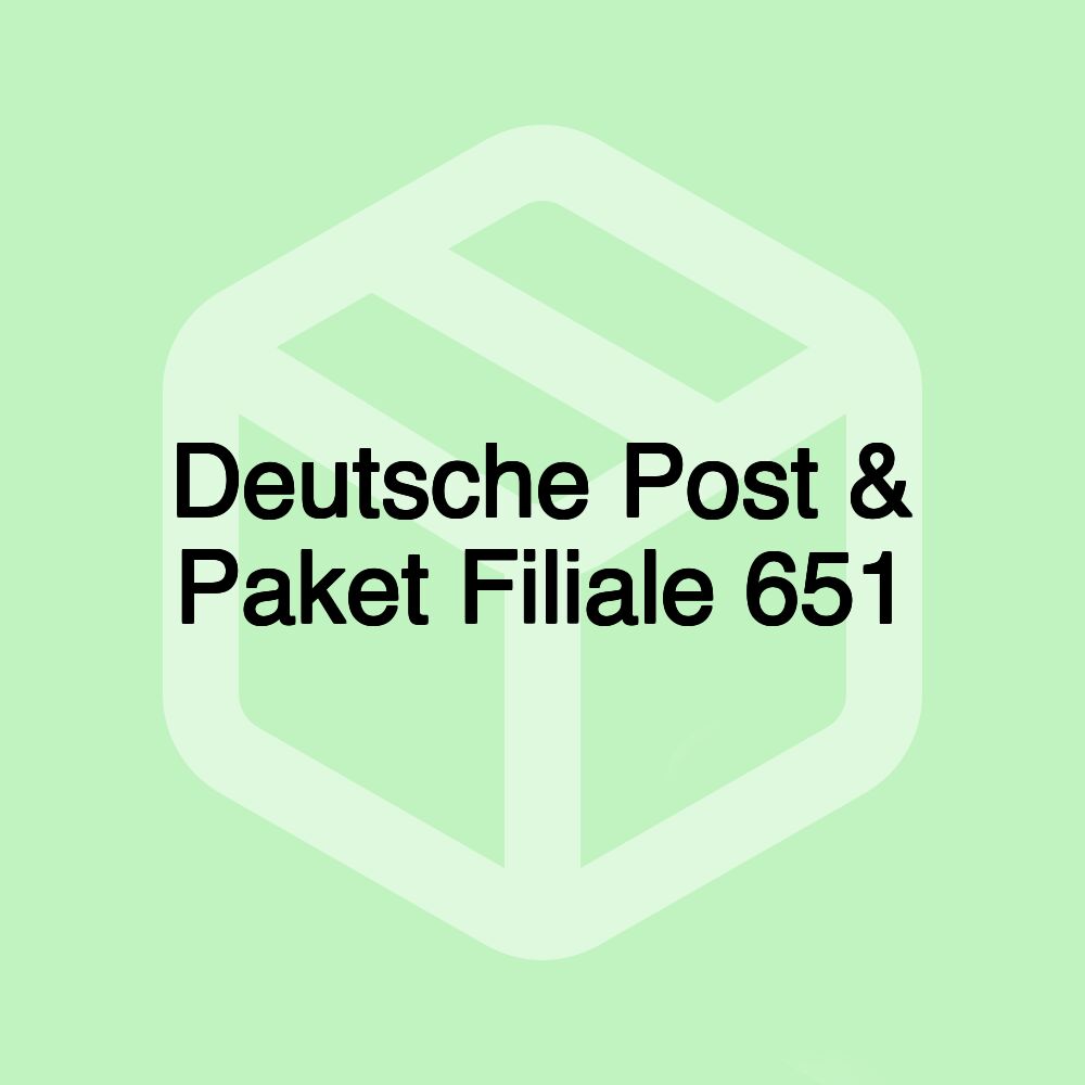 Deutsche Post & Paket Filiale 651