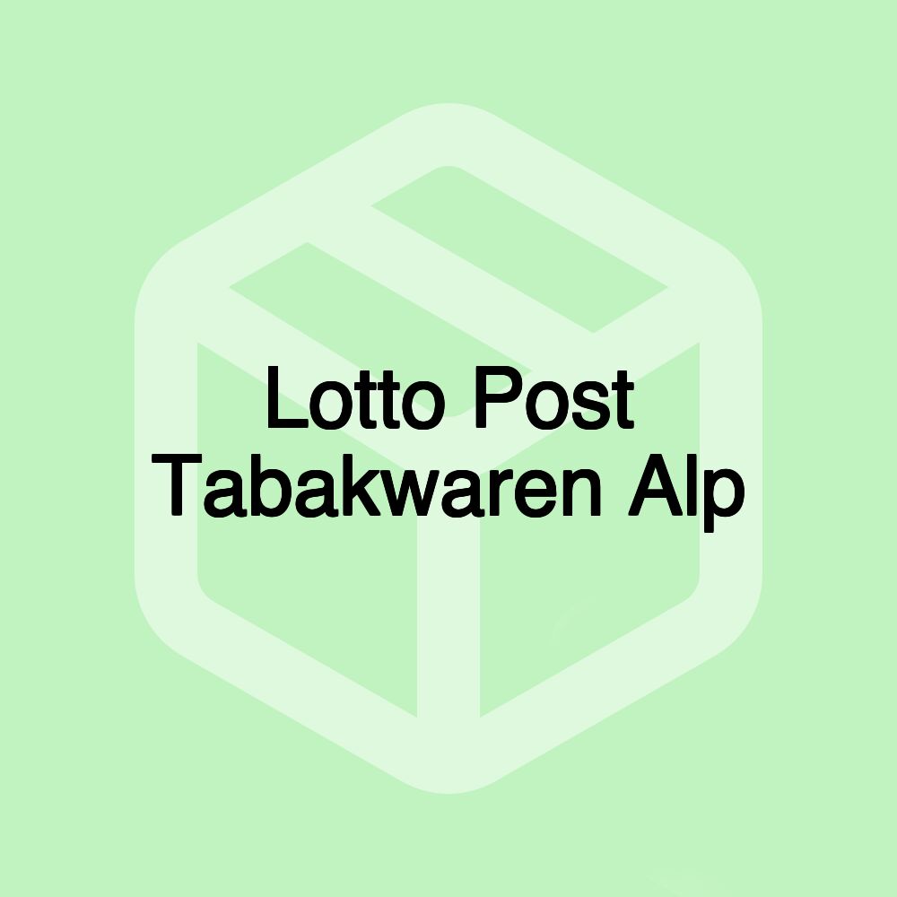 Lotto Post Tabakwaren Alp