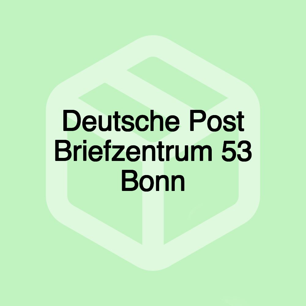 Deutsche Post Briefzentrum 53 Bonn