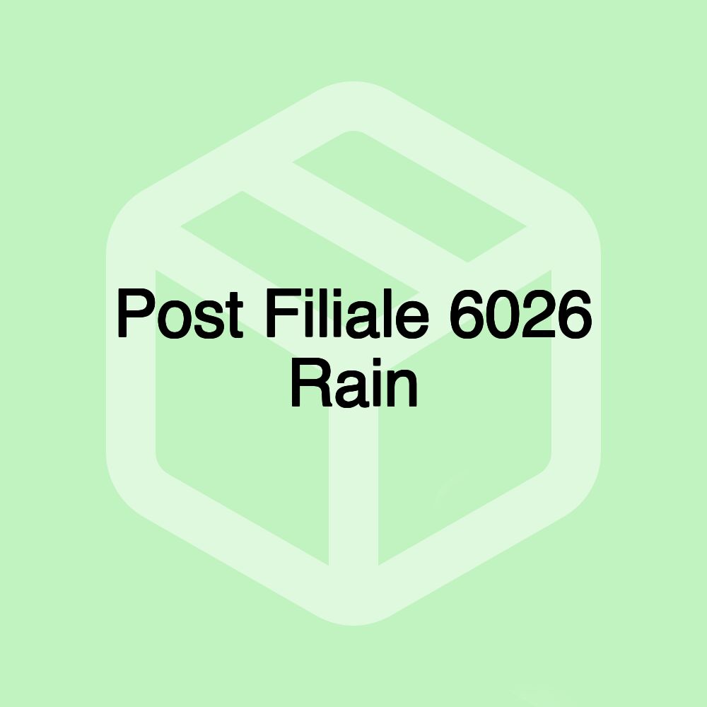 Post Filiale 6026 Rain