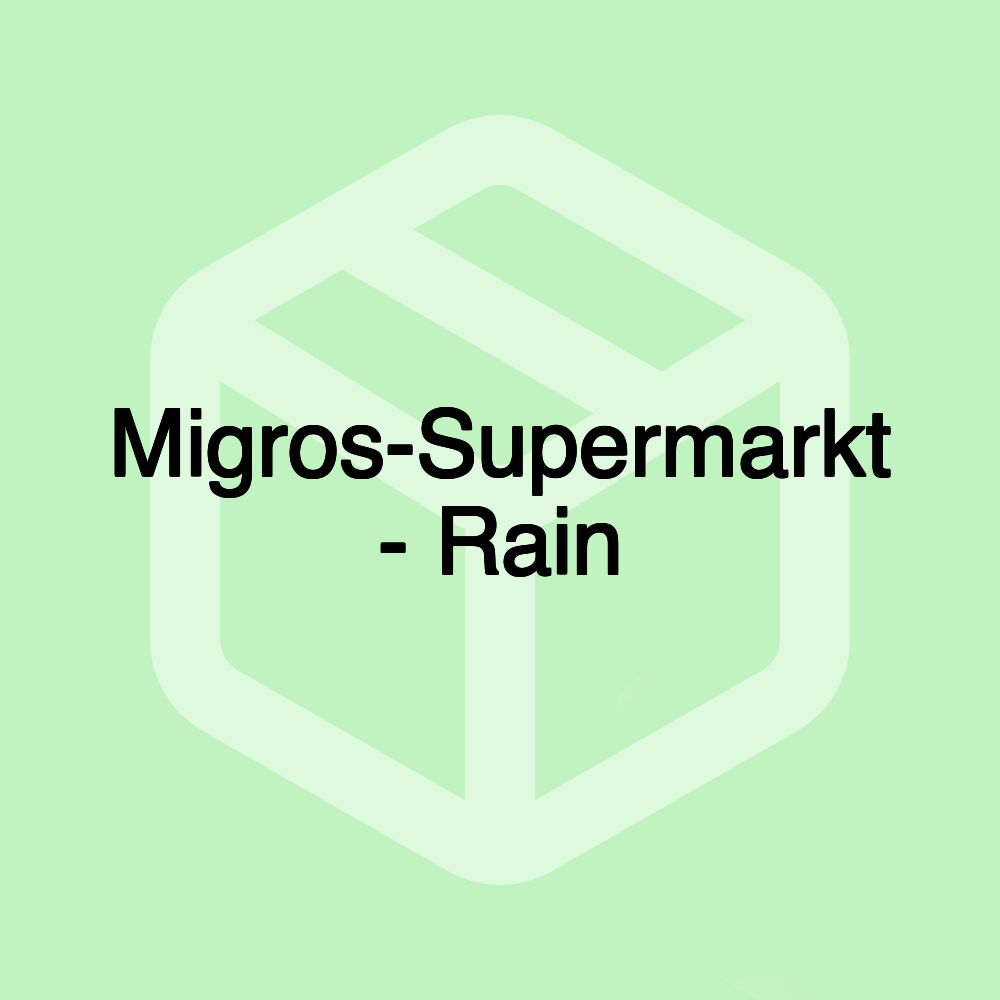 Migros-Supermarkt - Rain