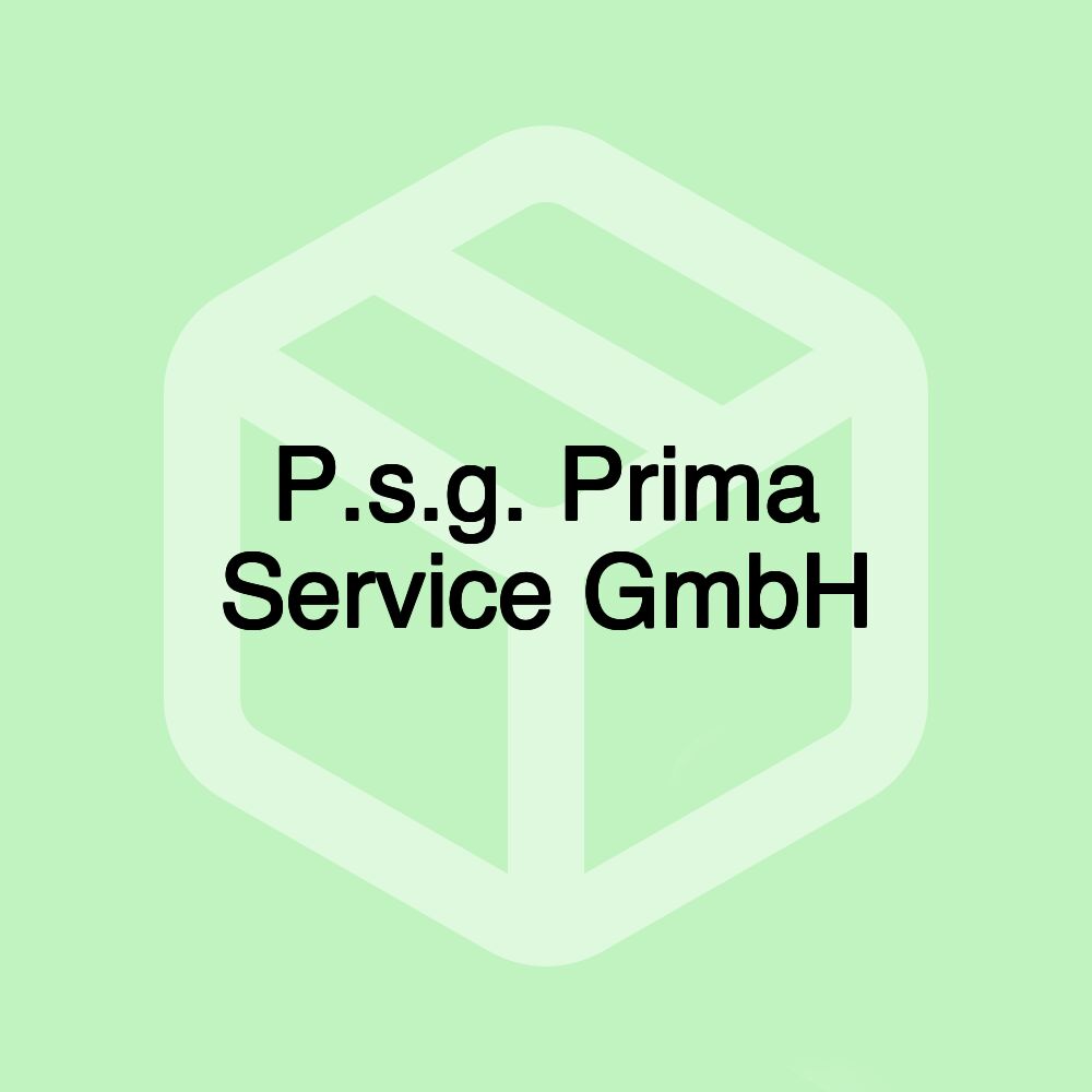 P.s.g. Prima Service GmbH