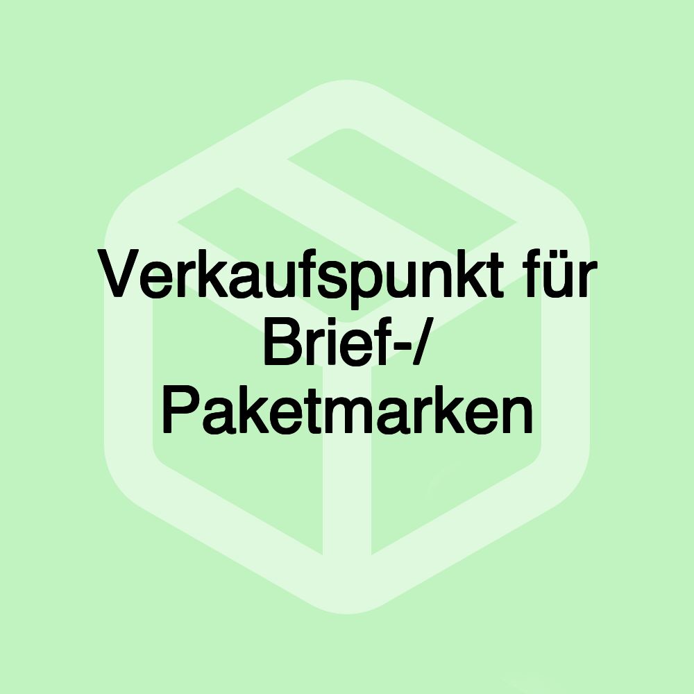 Verkaufspunkt für Brief-/ Paketmarken
