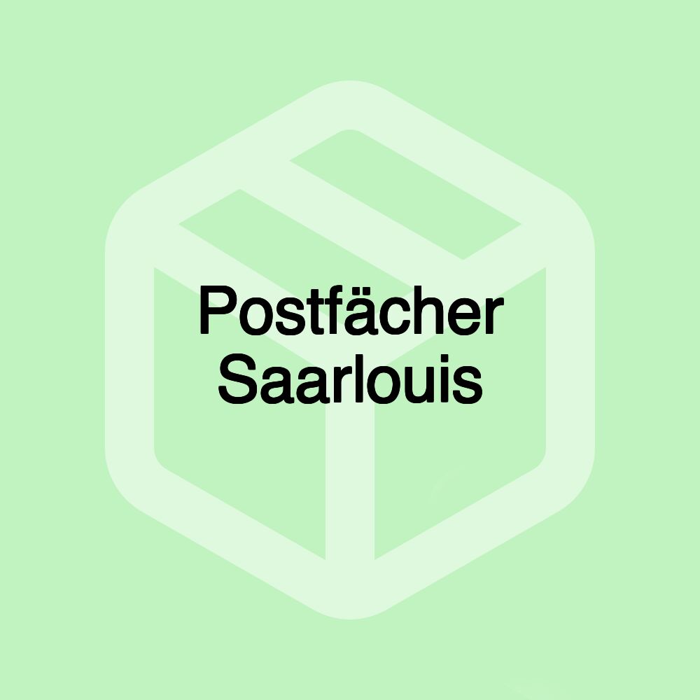 Postfächer Saarlouis